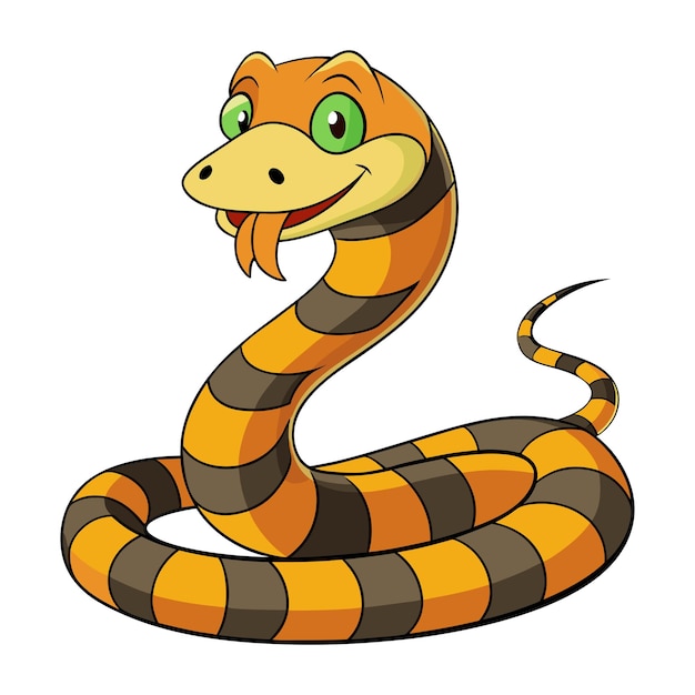 Vector Snake Cartoon