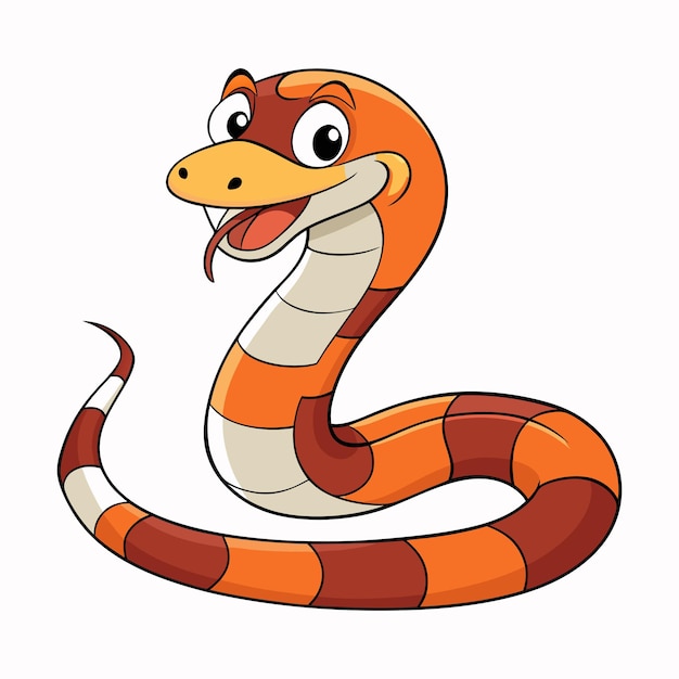 Vector Snake Cartoon