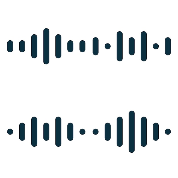 vector sound wave logo premium template bundle