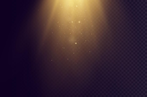 vector spotlights. scene. light effects.