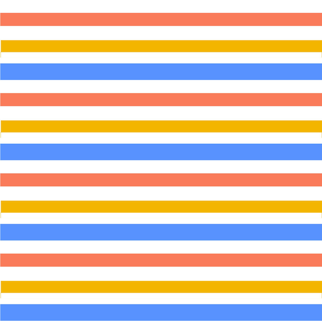 Vector striped seamless pattern with horizontal stripes Colorful background Wrapping paper Print for interior design and fabric