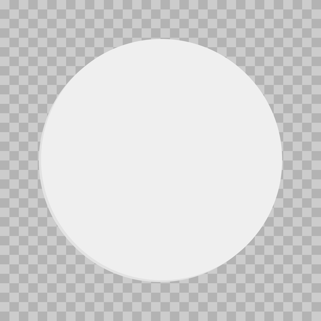 vector studio room with cicular asbtract shape