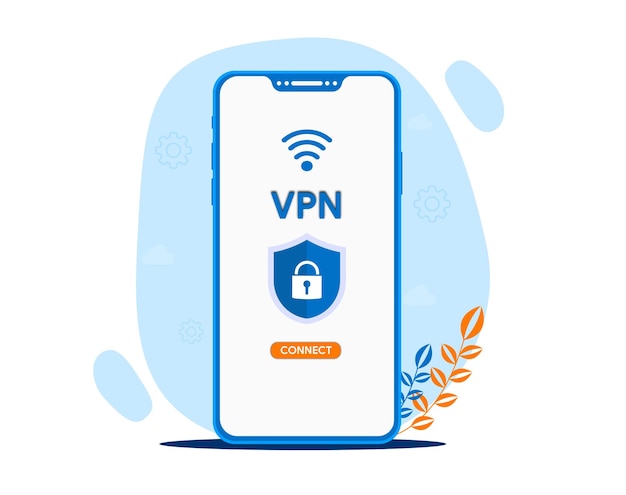vector VPN illustration