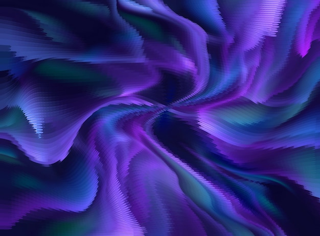 Vector warped lines background, Twisted stripes optical illusion, Moire waves