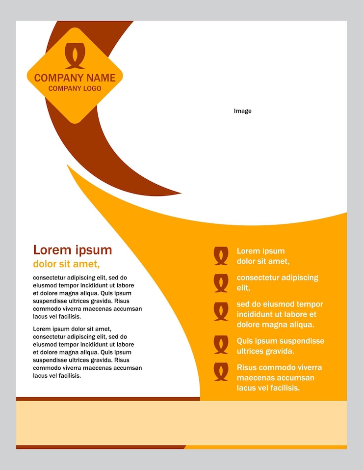 Vektör vector yellow and turquoise business brochure