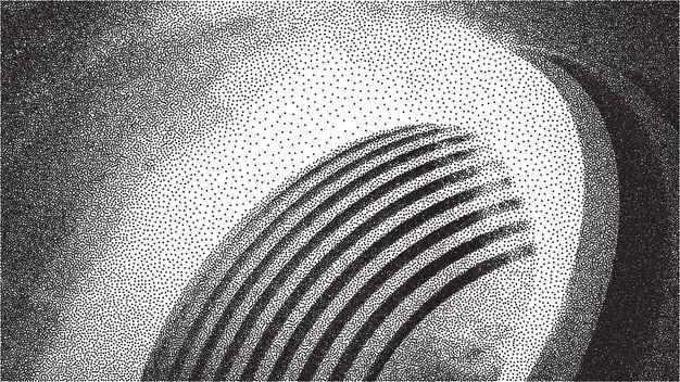Vektor arkitektur dotwork gradient baggrund Abstrakt støj stipple mønster 3d vektor illustration EPS 10