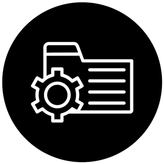Vektor Design Begränsning av bearbetningsikonstil