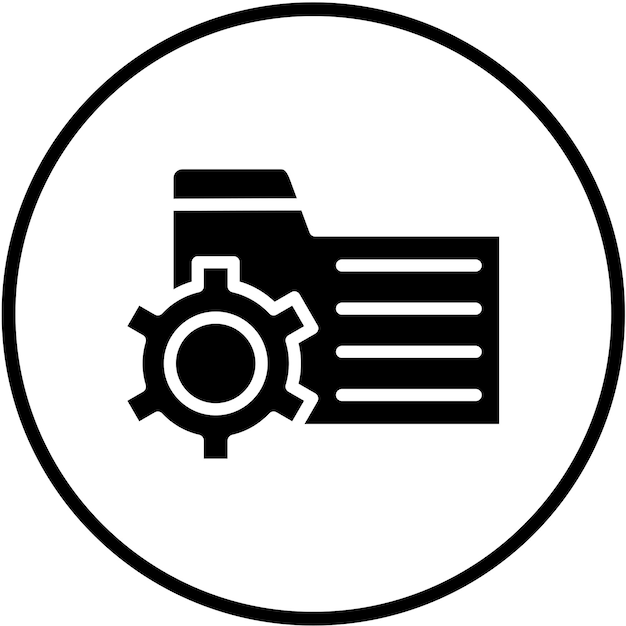Vektor Design Begränsning av bearbetningsikonstil