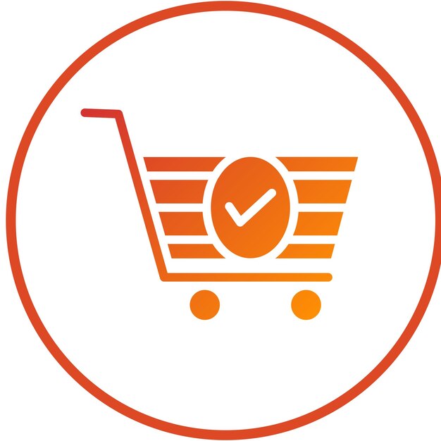 Vektor design Checkout Cart Ikon stil