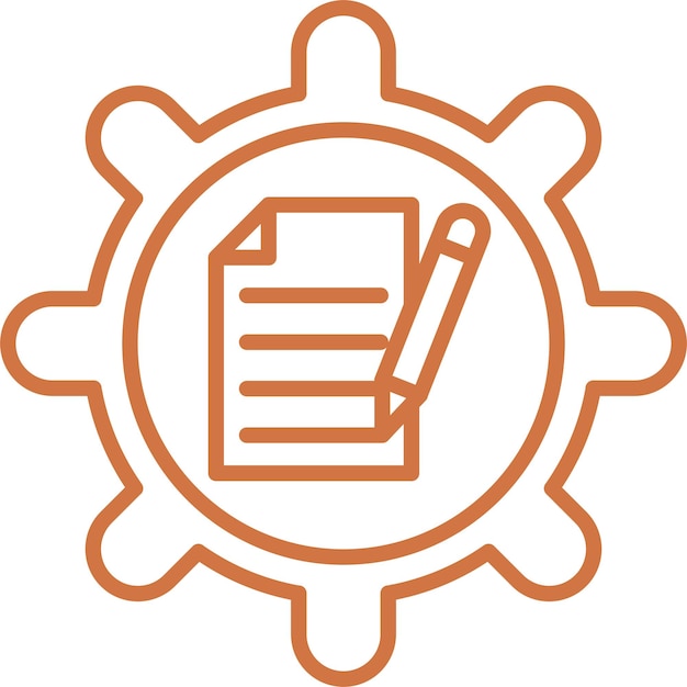 Vektor Design Content Management System-ikonstil