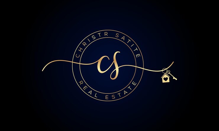 Vektör vektör emlak logosu emlakçı logosu mülk logosu tasarım vektör şablonu