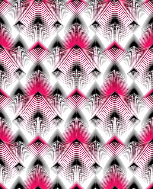 Vektor lyst stribet endeløst overlay mønster, kunst kontinuerlig geometrisk baggrund med grafiske linjer.