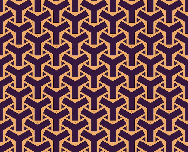 Vektor sömlöst mönster Modern snygg linjär textur Upprepande geometriska plattor med linjeelement