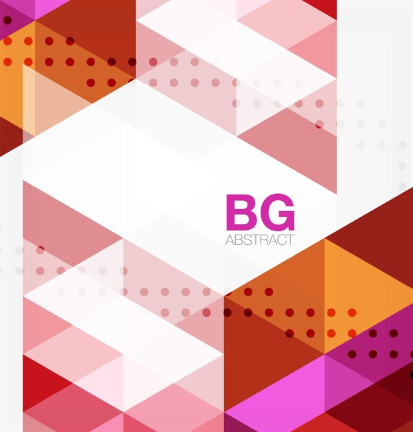 Vektor trianglar abstrakt bakgrund