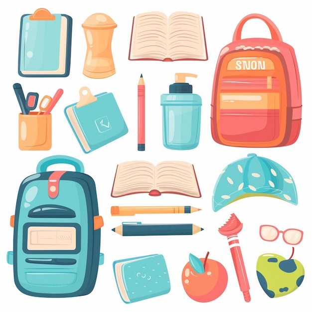 vektor uddannelse skole studere design studerende bog illustration ikon koncept baggrund pe