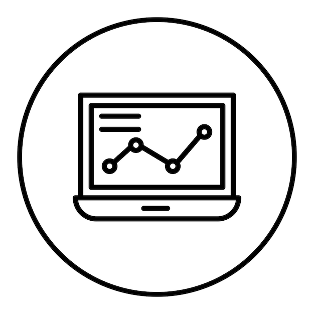 Vektorbild för övervakningsikon Kan användas för Business Analytics