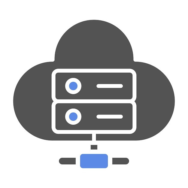 Vektordesign Cloud Storage-ikonstil