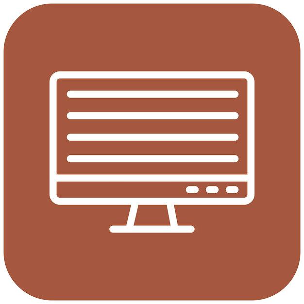 Vektorikon för rekrytering online Designillustration