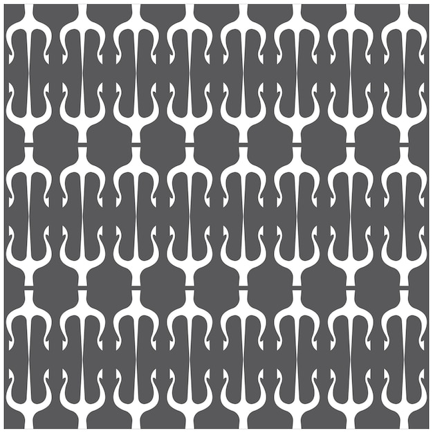 Vektorikonillustration af Trident Logo Template