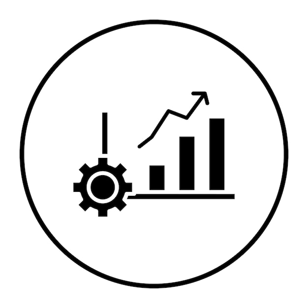 Vektorillustration af Analytics