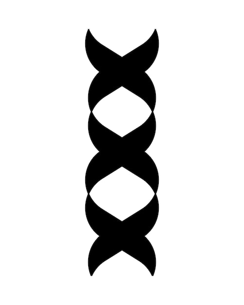 Vektorillustration af DNA