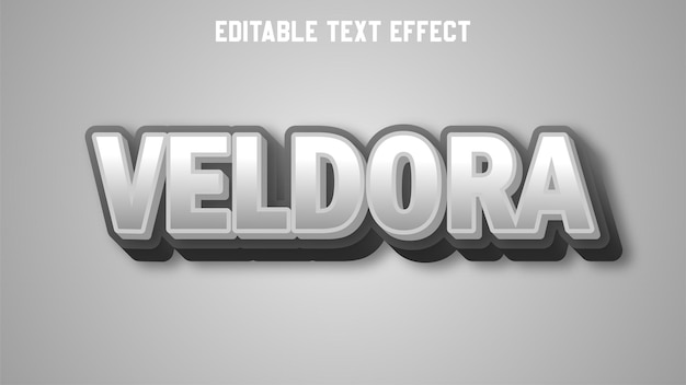 Veldora Editable text effect