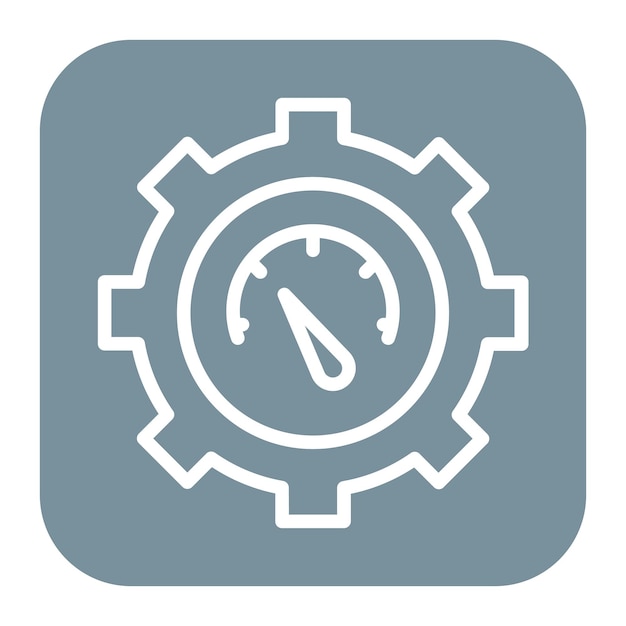 velocity icon vector image can be used for project assesment