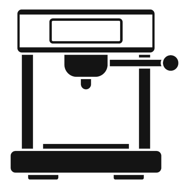 Vending coffee machine icon Simple illustration of vending coffee machine vector icon for web design isolated on white background