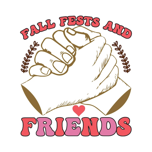 Venskabsdag Retro SVG Designhilsen clipart bedste ven venskabsdag glædelig venskabsdag