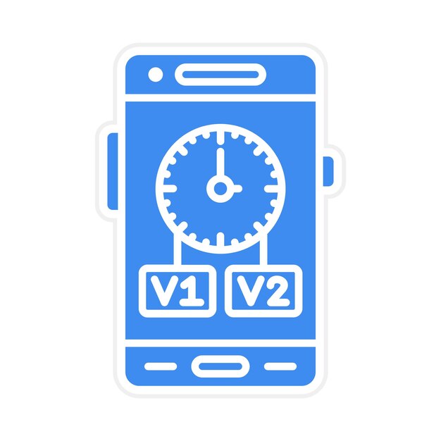 version history icon vector image can be used for mobile app development