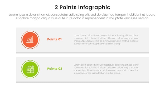 versus eller jämför och jämförelse koncept för infographic mall banner med lång rektangel box vertikal med två punkts lista information vektor