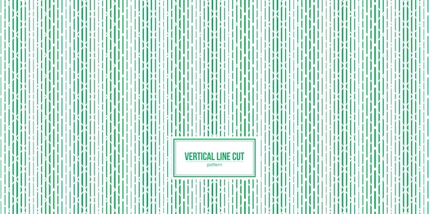 vertical line cut by rhombus pattern