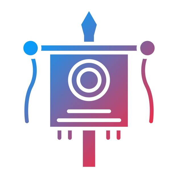 vexillum icon vector image can be used for ancient civilization
