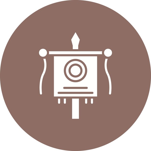Vexillum vector icon Can be used for Ancient Civilization iconset