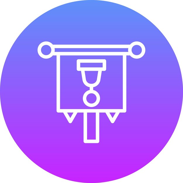 Vexillum vector icon illustration of Ancient Civilization iconset