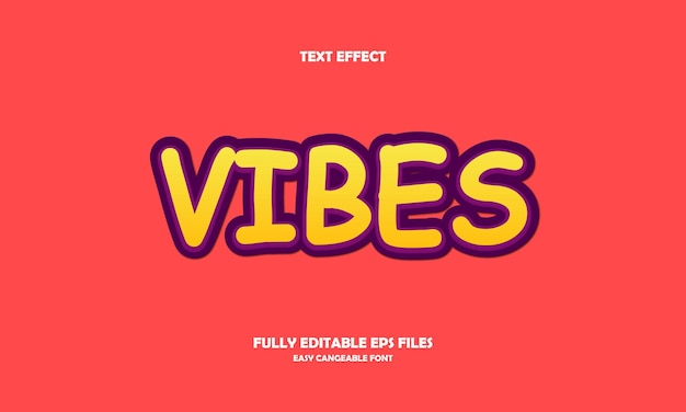 vibes text effect
