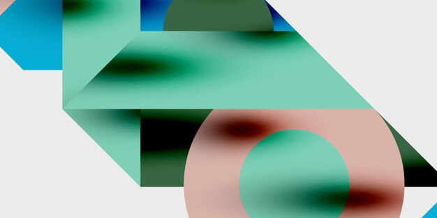 Vibrant abstract background circles with smooth gradients creating a dynamic and modern design Ideal for creative tech or contemporarythemed projects