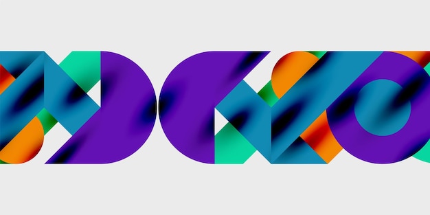 Vibrant abstract background circles with smooth gradients creating a dynamic and modern design Ideal for creative tech or contemporarythemed projects