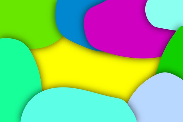 Vibrant Abstract Paper Cut Layered Backgrounds for Creative Designs