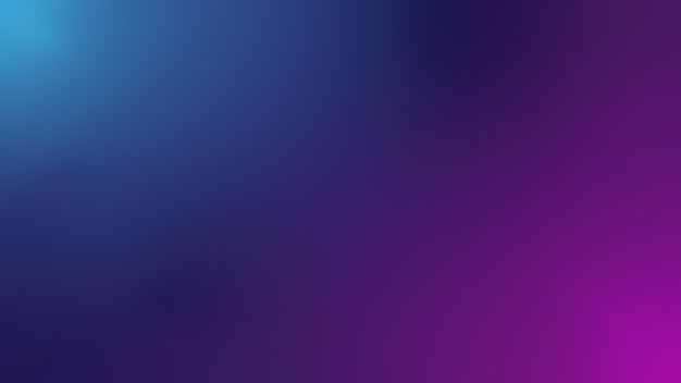 Vibrant blue purple gradient vector background with glowing light and copy space