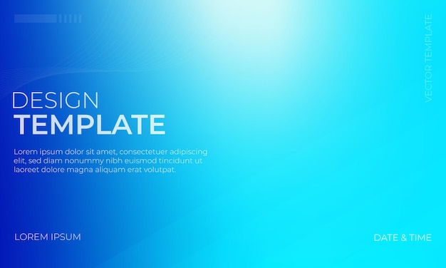 Vibrant Blue White Cyan Gradient Background