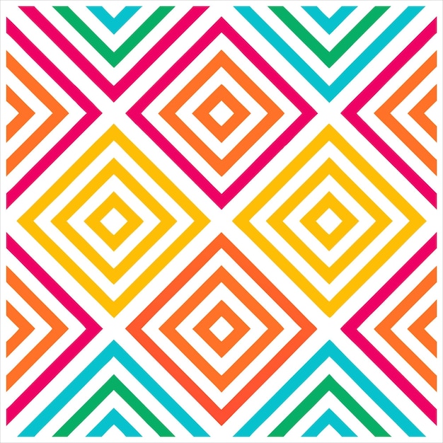 Vibrant Linear Seamless Pattern Collection
