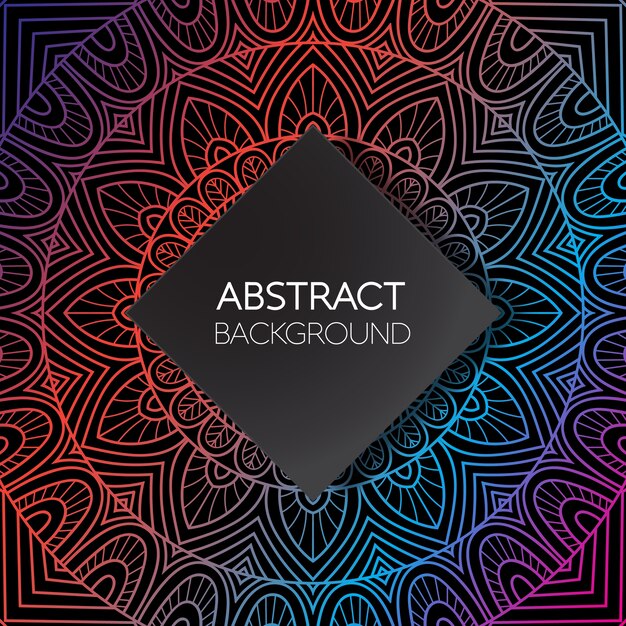 vibrant luxury mandala background.