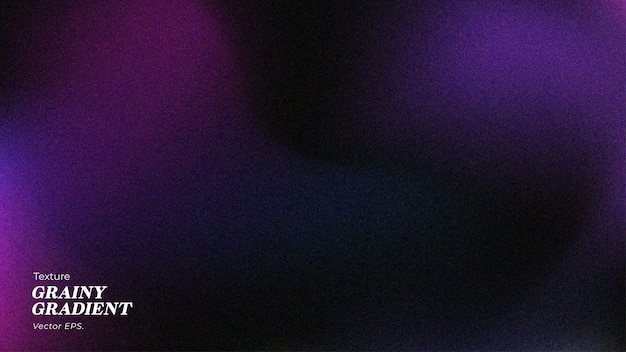 Vibrant Purple and Black Grainy Gradient Texture Background for Creative Design Projects