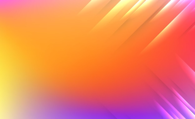 Vibrant Vector Gradient Blurred Banner for Website Promotion