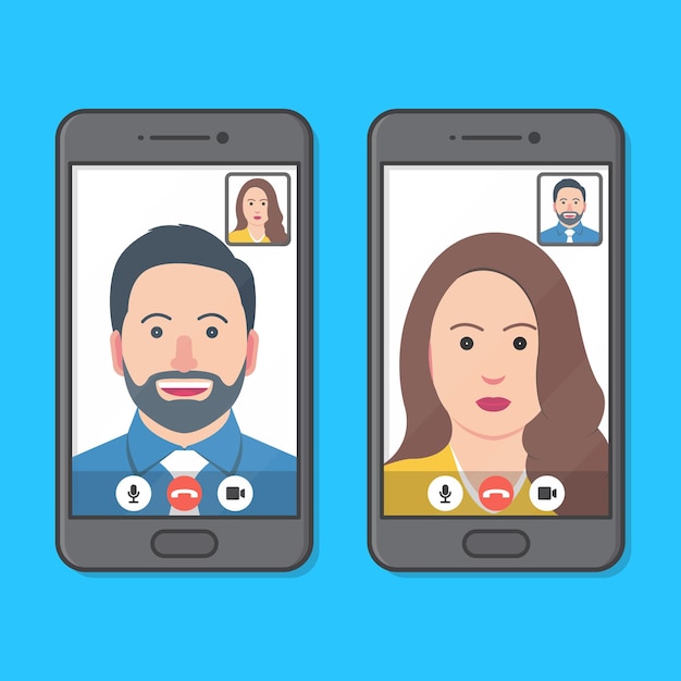 Video Call Conference with phones