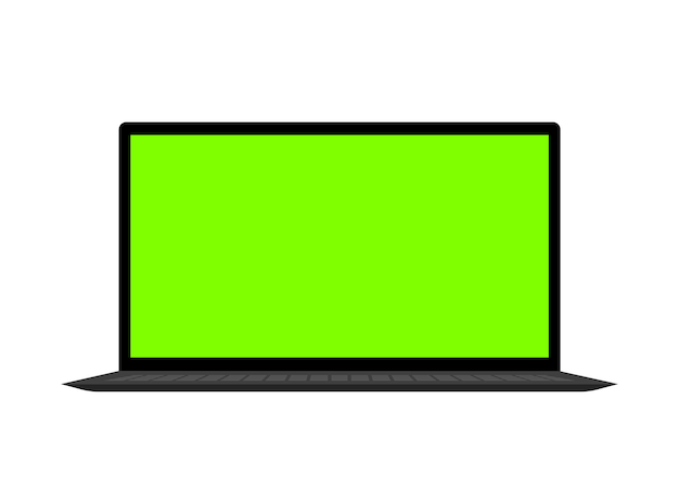 Video conference user interface on laptop Video call window overlay Chromakey windows
