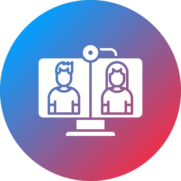 video conferencing icon vector image can be used for agile