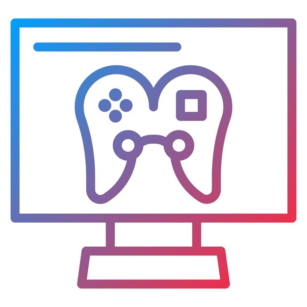 video game icon vector image can be used for retro