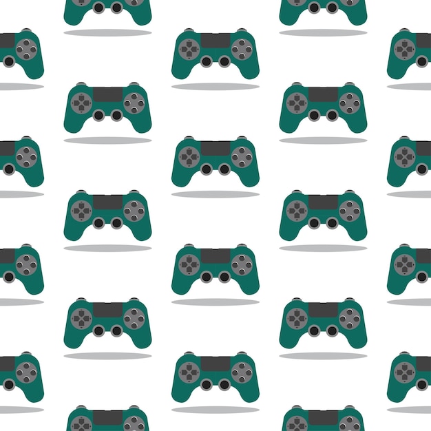 Video Games pattern joystick illustration